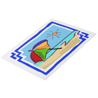 Colorful Beach Scene Jigsaw Puzzles