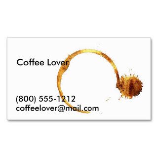 Coffee Calling Card Business Card Template
