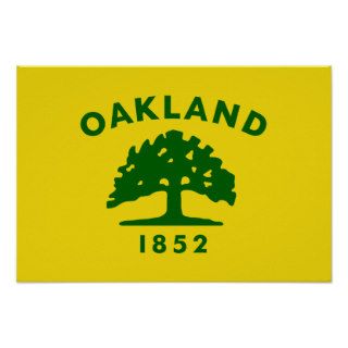 Oakland, California Flag Print