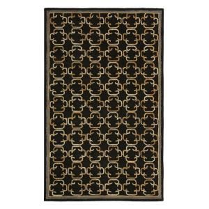 Home Decorators Collection Chester Black and Gold 9 ft. 6 in. x 13 ft. 6 in. Area Rug 1315540210