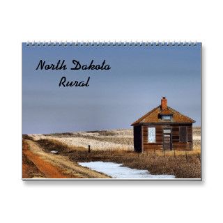 Rural scenes North Dakota. Wall Calendar