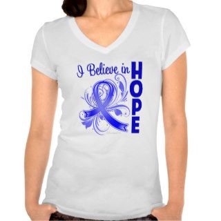 Colon Cancer I Believe in Hope T Shirt