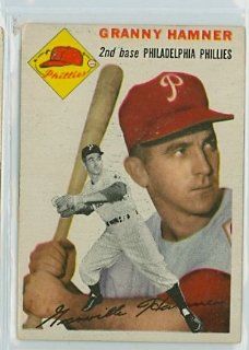 1954 Topps Baseball 24 Granny Hamner Phillies Good to Very Good Sports Collectibles