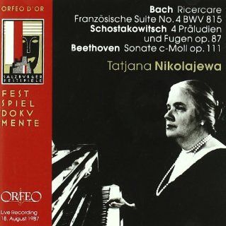 Bach French Suite No. 4 / Beethoven Sonata / Shostakovich 4 Preludes & Fugues Music