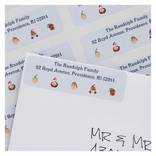 Holiday Family Personalized Character Return Address Labels 