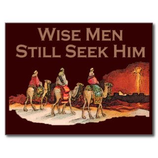 Wise Men Still Seek Him, Christmas Post Card