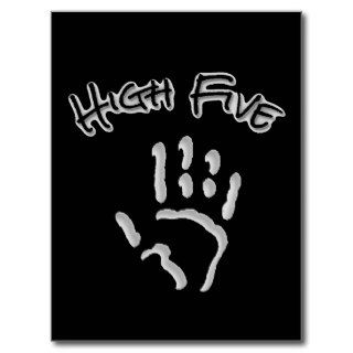 Cool High Five Hand Postcards