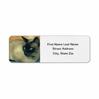 Siamese Cat Return Address Labels
