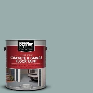 BEHR Premium 1 Gal. #PFC 46 Barrier Reef 1 Part Epoxy Concrete and Garage Floor Paint 90001