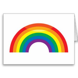 Classic Rainbow Greeting Cards