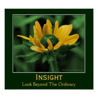 Insight Flower Inspirational Motivational Poster