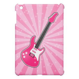 Girly Pink Electric Guitar iPad Mini Case