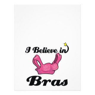 i believe in bras custom flyer