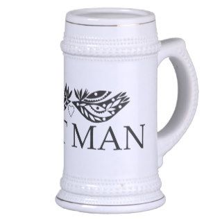 Black & White Wedding Best Man Stein Coffee Mug