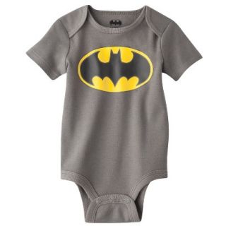 Newborn Boys Batman Bodysuit   Grey 3 6 M