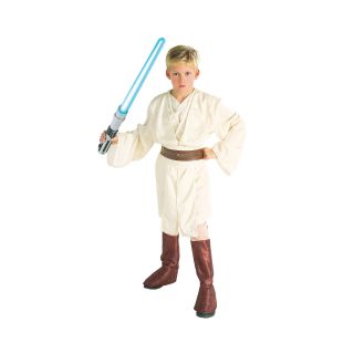 Star Wars Obi Wan Deluxe Child Costume, Brown, Boys