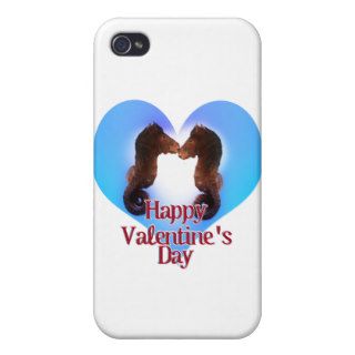 Sea Horses Made for Each Other Valentine iPhone 4 Cover