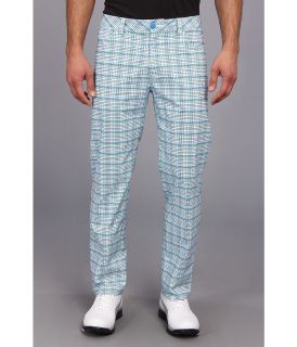 PUMA Golf Tech Plaid 5 Pocket Pant Mens Casual Pants (Blue)