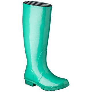Womens Classic Knee High Rain Boot   Cicley Leaf Green 7