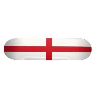 England – English National Flag Skate Board