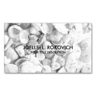 Artistic Seashells Generic Business Card Template
