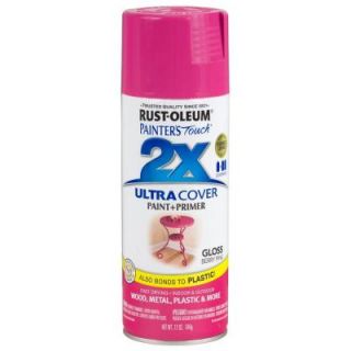 Rust Oleum Painters Touch 2X 12 oz. Gloss Berry Pink General Purpose Spray Paint 249123