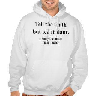 Emily Dickinson Quote 9a Hooded Sweatshirts