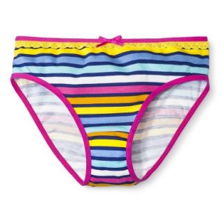Xhilaration Girls Bikini Briefs   Multi Color Stripe 12