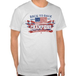 Vintage Back To Back World War Champions T shirt