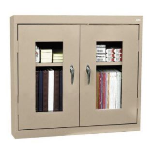 Sandusky 36 in. W x 30 in. H x 12 in. D Clear View Wall Cabinet in Tropic Sand WA2V361230 04