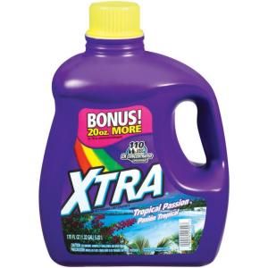 Xtra 2X Concentrated 175 oz. Tropical Passion Liquid Laundry Detergent 41702
