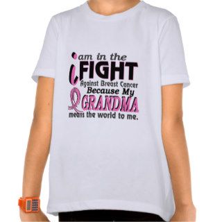Grandma Means The World To Me Breast Cancer Tshirt