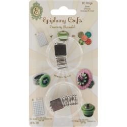 Epiphany Crafts Silver Rings Round 14, 2/Pkg Epiphany Crafts Other Tools