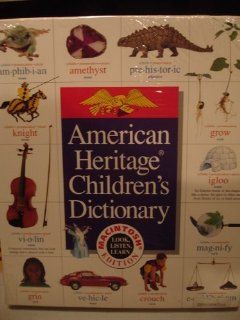 American Heritage Children's Dictionary Ages 7 12 Software