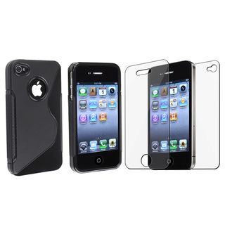 BasAcc TPU Case/Transparent Screen Protector for Apple iPhone 4/4S BasAcc Cases & Holders