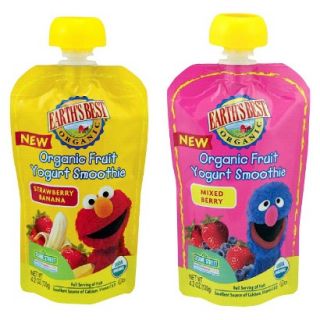 Earths Best Toddler Smoothie Variety Pack 4.2oz (2x 6 Pack)