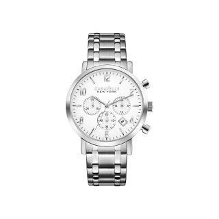 Caravelle New York Mens Round Case Chronograph Watch