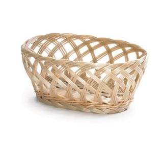 Tablecraft Handwoven Basket, 9 1/4 x 7 x 3 1/4 in, Polypropylene Cord