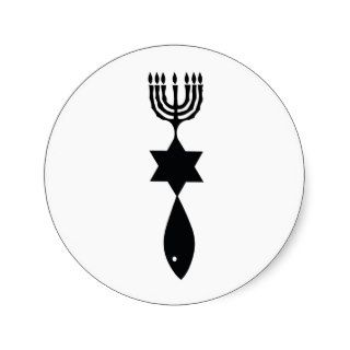 Messianic Judaism Jewish Symbol Stickers