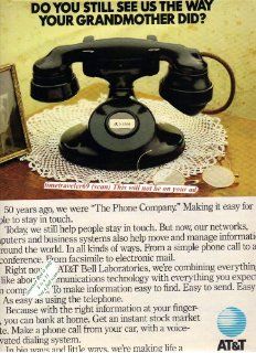1986 AT&T "The phone company" original magazine ad. that measures Approx. 10"x13" and would look fantastic framed  Prints  