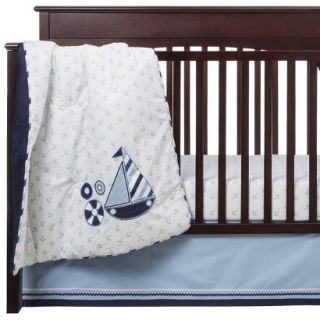 Little Sailor 10 pc (without bumper) Crib Set by Bacati