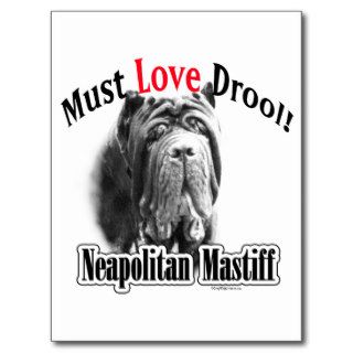 Neapolitan Mastiff Must Love Drool Post Cards