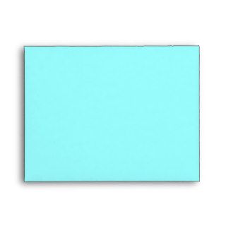 Blank A2 Light Aqua Blue Note Card Envelopes