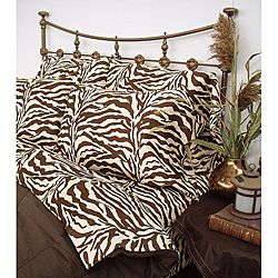 Zebra Brown Safari 300 Thread Count Pillowcases (Set of 2) Pillowcases & Shams