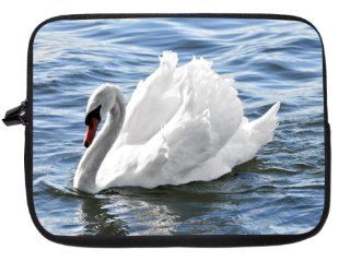 17 inch Rikki KnightTM White Swan Laptop Sleeve