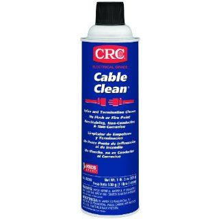 CRC Cable Clean High Voltage Splice Liquid Cleaner, 19 oz Aerosol Can, Clear