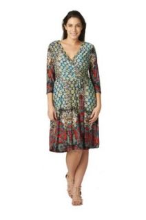 On Trend Paris Dress Bohemian 3/4 Sleeve Short Maxi Dress