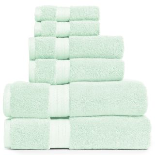 ROYAL VELVET Egyptian Cotton Solid 6 pc. Bath Towel Set, Green