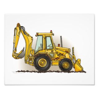 Backhoe Operator Photo Art