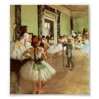 Degas Dancing Class Print